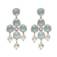 Pendientes Rosso Prezioso Mujer Lady Like Cross in Plata Quarzo idrotermale OC23051LK - OC23051LK